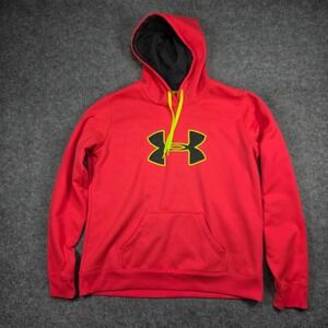 Under Armour hoodie Mens Extra Large Red UA Storm Semi-Fitted